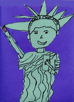 The Statue of Liberty, drawn by Alex McEachern (7)