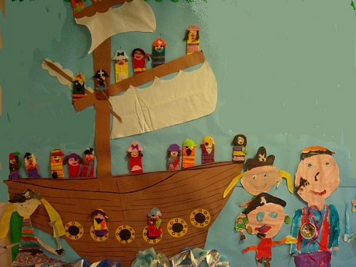 Pirates by Miss Warmington's class, Tirlebrook School, Tewkesbury